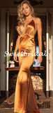 New Arrival V-neck Mermaid Open Back Evening Party Prom Dresses,SW1135