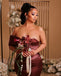 Mismatched Mermaid Soft Satin Simple Long Bridesmaid Dresses,SW1262