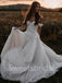 Elegant Sweetheart Off shoulder A-line Lace applique Wedding Dresses,DB0317