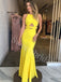 Elegant Strapless Sleeveless Mermaid Prom Dresses,SW1824