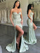 Sexy Sweetheart Mermaid Side Slit Long Prom Dresses.SW1235