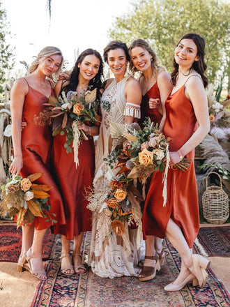 Spaghetti Straps V-neck Simple Short Bridesmaid Dresses,SWE1255