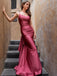 Spaghetti Straps Mermaid Open Back Long Prom Dresses.SW1288