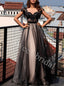 Elegant V-neck Cap sleeves A-line Prom Dresses,SW1777