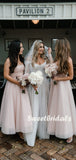 Charming Sweetheart Tulle A-line Short Bridesmaid Dresses Online,SWE1202