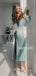 Elegant Sweetheart Mermaid Long Sleeve Prom Dresses Online.SW1278