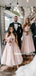 Charming Sweetheart Tulle A-line Short Bridesmaid Dresses Online,SWE1202