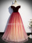 Elegant Sweetheart Off shoulder A-line Prom Dresses, SW1476
