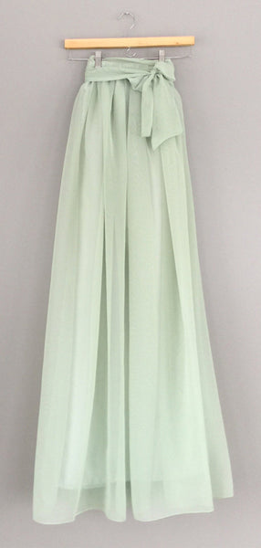 Simple Sage Green Halter Sleeveless Floor Length Evening Prom Dresses, SW0031