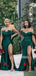 Mismatched Emerald Green Gold Mermaid Cheap Bridesmaid Dresses Online,SW1266