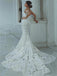 Sexy Sweetheart Sleeveless Mermaid Lace applique Wedding Dresses,DB0327