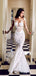 See Through Long Sleeve With Appliques Wedding Dresses, WD1135