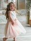 Lovely Round Neck Sleeveless A Line Tulle Flower Girl Dresses，GTE2131