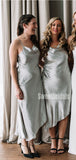 Spaghetti Strap Knee Length Elegant Short Bridesmaid Dresses, SW1044
