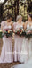 Charming One-shoulder Sleeveless Mermaid Bridesmaid Dresses, SW1158