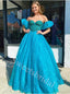 Elegant Sweetheart Off shoulder A-line Prom Dresses,SW1864