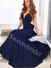 Elegant V-neck Sleeveless Mermaid Prom Dresses,SW1827