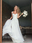Simple Sweetheart Spaghetti straps A-Line Wedding Dresses,DB0188