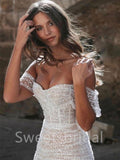 Simple Sweetheart Off-shoulder Mermaid Wedding Dresses,DB0190