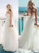 New Spaghetti Straps Simple Ball Gown Wedding Dresses. RG0074