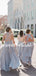 Charming V-neck Floor-length Party Dresses Long Bridesmaid Dresses, SW1119