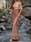 Elegant Sweetheart One-shoulder Mermaid Prom Dresses , SW1383