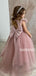 Lovely A-line Tulle Lace Flower Girl Dresses, FGS0032