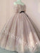 Elegant Off shoulder Sweetheart A-line Long Prom Dress,SW1986