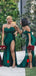 Mismatched Emerald Green Gold Mermaid Cheap Bridesmaid Dresses Online,SW1266