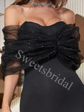 Elegant Sweetheart Off shoulder Mermaid Prom Dresses,SWW1768
