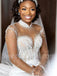 Elegant Long sleeves Mermaid Lace applique Wedding Dresses,DB0271