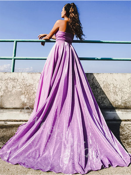 Elegant Sweetheart Sleeveless A-line Prom Dresses,SW1831