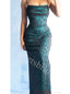 Elegant Strapless Sleeveless Mermaid Prom Dresses,SW1826