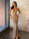 Sweetheart Mermaid Simple Sequin Long Evening Prom Dresses, PD0037