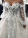 Elegant Sweetheart Off shoulder  A-line lace applique Wedding Dresses,DB0276