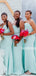 Elegant Sweetheart Mermaid Floor-length Long Bridesmaid Dresses, SW1074