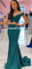 Simple Off-shoulder Mermaid Ball Gown Evening Party Prom Dresses,SW1141