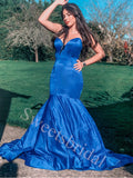 Elegant Sweetheart Sleeveless Mermaid Prom Dresses,SW1834