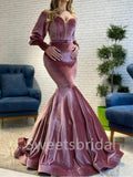 Elegant Sweetheart Off-shoulder Mermaid Prom Dresses, SW1409