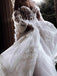 Elegant Sweetheart Off shoulder  A-line lace applique Wedding Dresses,DB0276