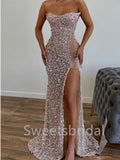 Sexy Sweetheart Side slit Mermaid Prom Dresses, SW1424