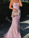 Sexy Strapless Sleeveles Mermaid Prom Dresses,SW1781