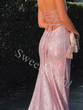 Sexy Strapless Sleeveles Mermaid Prom Dresses,SW1781