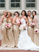 Charming Sweetheart Floor-length Sleeveless Long Bridesmaid Dresses, SW1122