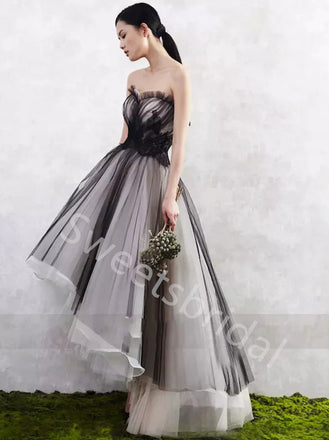 Sexy Sweetheart Sleeveless High low A-line Prom Dresses,SW1737