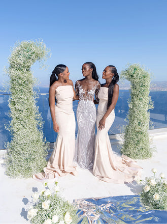 Pleats Floor length Mermaid Elegant Simple Pretty Long Bridesmaid Dresses,SWE1315