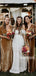 Simple V-neck Velvet Short Sleeve Long Bridesmaid Dresses Online, SWE1233