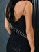 Sexy Sweetheart Sleeveless Spaghetti straps Mermaid Prom Dresses,SW1773