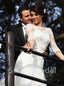 Elegant Long sleeves Mermaid Lace applique Wedding Dresses,DB0298