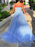 Elegant Sweetheart Sleeveless A-line Prom Dresses,SW1836